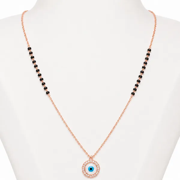 925_Sterling_Silver_Rose_Gold_Plated_Evil_Eye_Crystal_Mangalsutra_Necklace