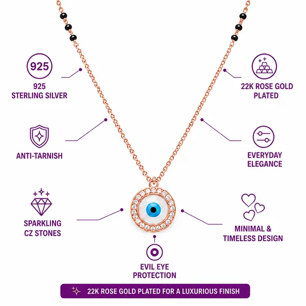 925_Sterling_Silver_Rose_Gold_Plated_Evil_Eye_Crystal_Mangalsutra_Necklace