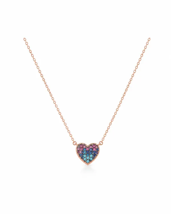 Rose_Gold_Plated_Rianbow_Stellar-Heart_Necklace_With_925_Sterling_Silver