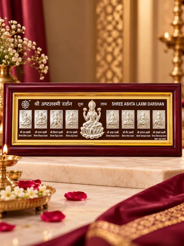 Pure_999_Silver_Shree_Ashtalakshmi_Darshan_Frame