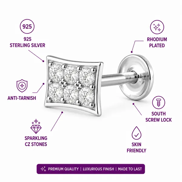 925_Sterling_Silver_Multi_Color_Grid_Nose_Pin