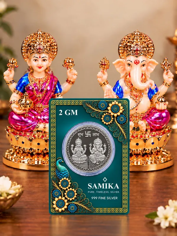 24K_Gold_Plated_Non-Breakable_Lakshmi_Ganesh_Idol_with_2g_Lakshmi_Ganesh_Silver_Coin_Combo