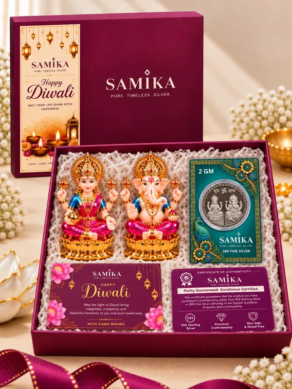 24K_Gold_Plated_Non-Breakable_Lakshmi_Ganesh_Idol_with_2g_Lakshmi_Ganesh_Silver_Coin_Combo