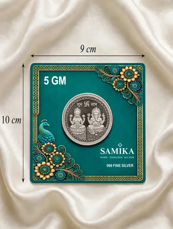 24K_Gold_Plated_Non-Breakable_Lakshmi_Ganesh_Idol_with_5g_Lakshmi_Ganesh_Silver_Coin_Combo