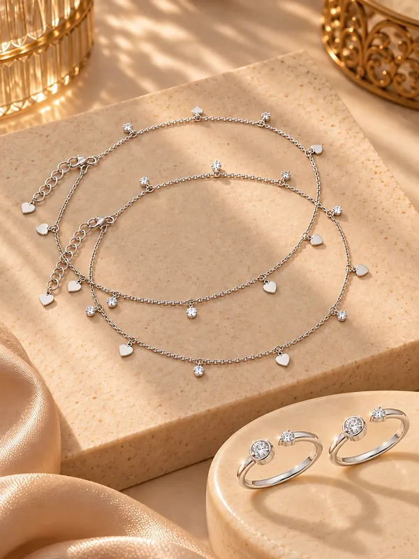 925_Sterling_Silver_Siddi_Anklet_and_Toe_Ring_Set_for_Any_Occasion
