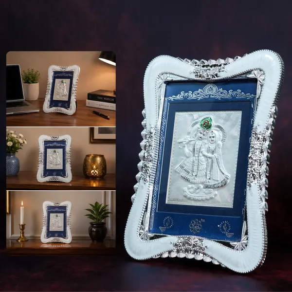 Divya_Radha_Krishna_999_Silver_Premium_Decorative_Frame