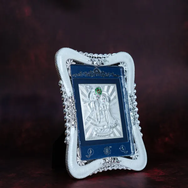 Divya_Radha_Krishna_999_Silver_Premium_Decorative_Frame