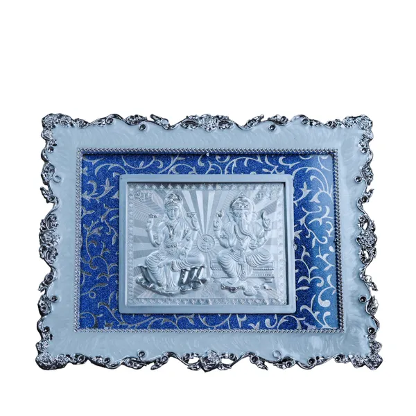 Shubh_Labh_Lakshmi_Ganesha_999_Silver_Premium_Decorative_Frame