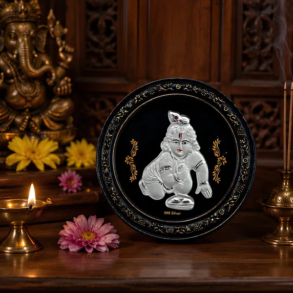 Divya_Bal_Krishna_999_Silver_Premium_Oval_Frame