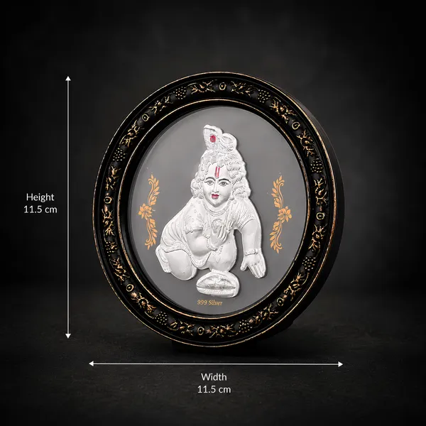 Divya_Bal_Krishna_999_Silver_Premium_Oval_Frame