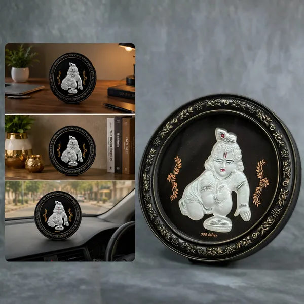 Divya_Bal_Krishna_999_Silver_Premium_Oval_Frame