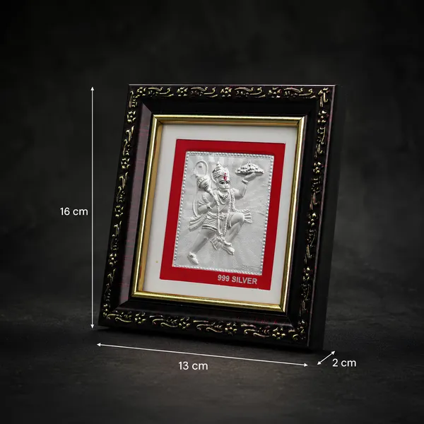999_Fine_Silver_Ganesha_Frame_with_Om_Bell_Premium_Spiritual_Gift_Hamper_