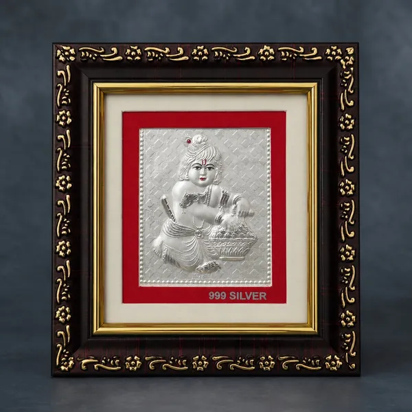 999_Silver_Laddu_Gopal_Premium_Wooden_Frame_Hamper