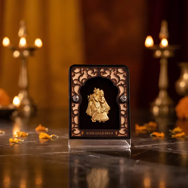 24K_Gold_Foil_Radha_Krishna_Mini_Premium_Classic_Frame