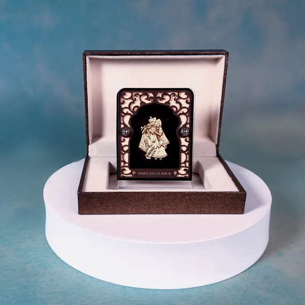 24K_Gold_Foil_Radha_Krishna_Mini_Premium_Classic_Frame