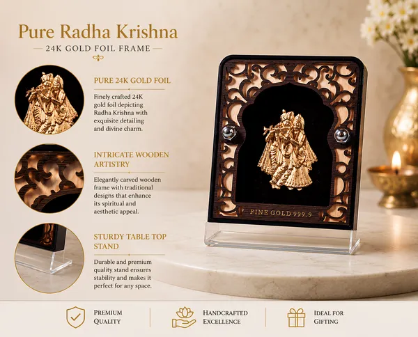 24K_Gold_Foil_Radha_Krishna_Mini_Premium_Classic_Frame
