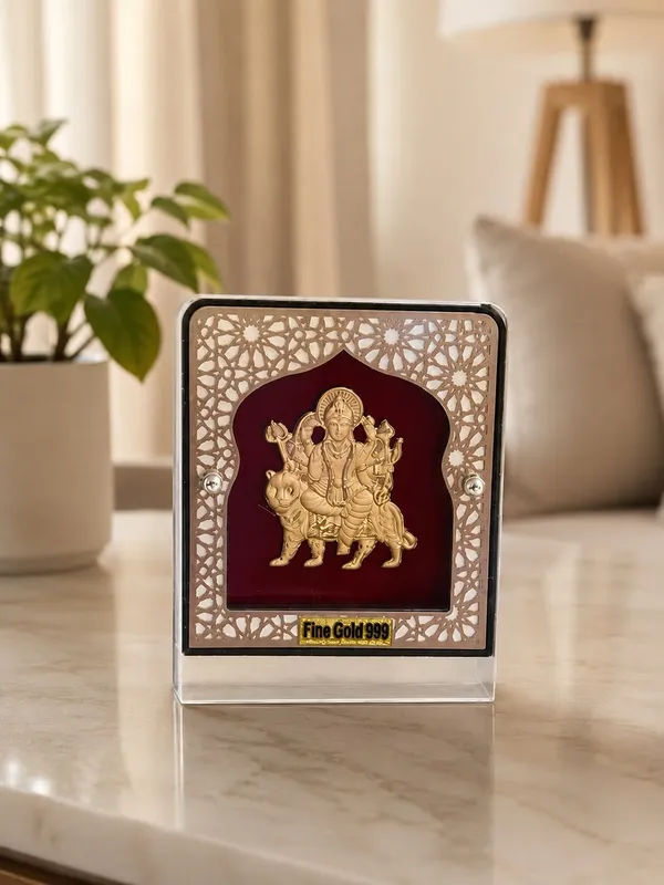 24K_Gold_Foil_Divya_Maa_Durga_Premium_Classic_Frame