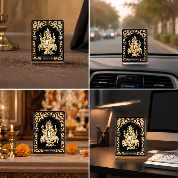 24K_Gold_Foil_Lord_Ganesha_Mini_Premium_Classic_Frame