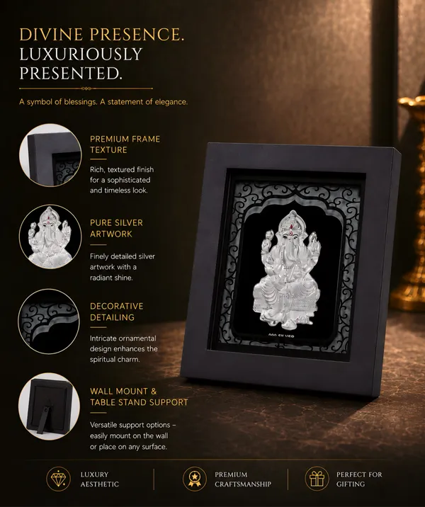 999_Silver_Lord_Ganesha_Premium_Decorative_Frame