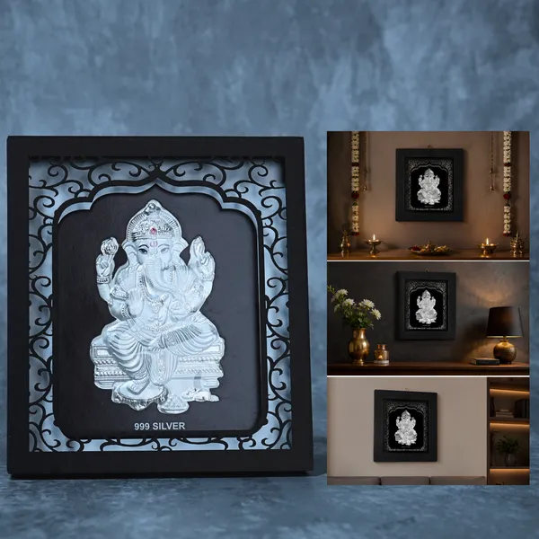 999_Silver_Lord_Ganesha_Premium_Decorative_Frame