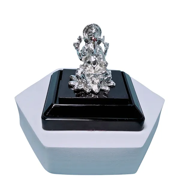999_Silver_Lord_Ganesha_Luxury_Crystal_Idol