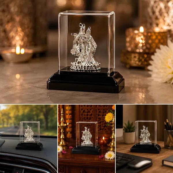 999_Silver_Divya_Radha_Krishna_Idol_With_Premium_Display_Case