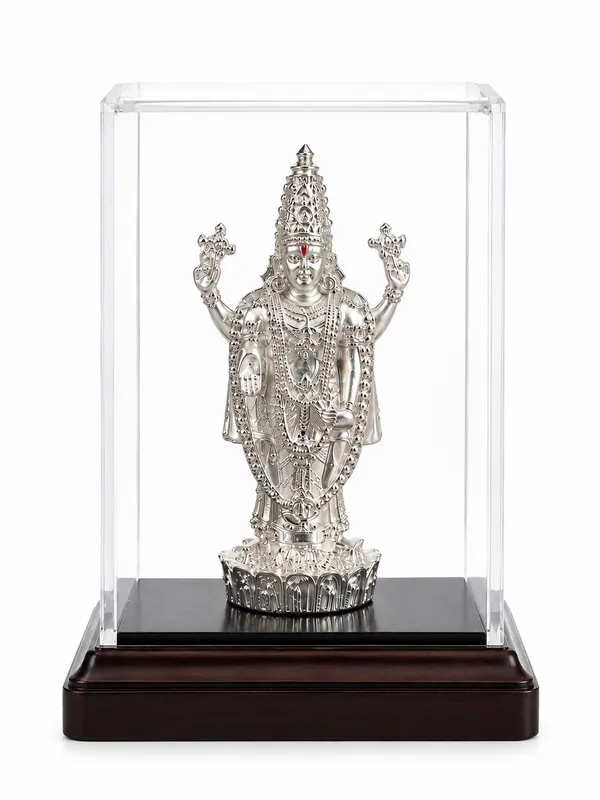 999_Silver_Divya_BalaJi_Idol_With_Premium_Display_Case