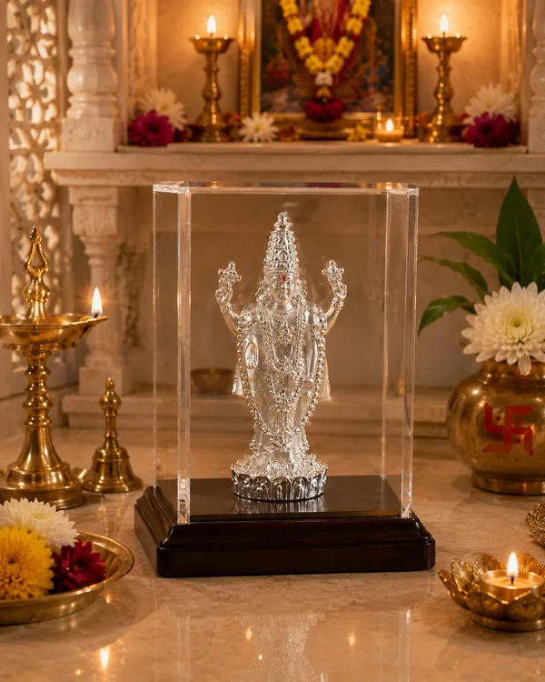 999_Silver_Divya_BalaJi_Idol_With_Premium_Display_Case