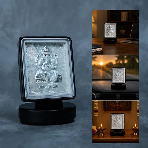 999_Silver_Divya_Lord_Ganesha_Tabletop_Frame