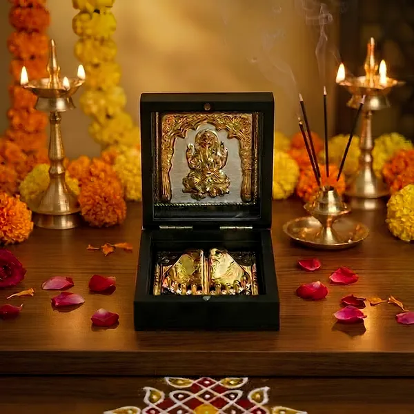 24K_Gold_Plating__Divya_Lord_Ganesha_Charan_Paduka_Pooja_Box