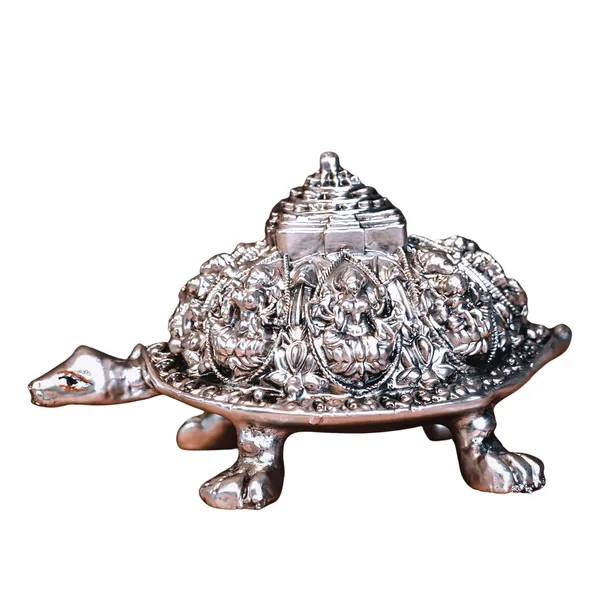 999_Silver_Divya_Vastu_Tortoise_Figurine