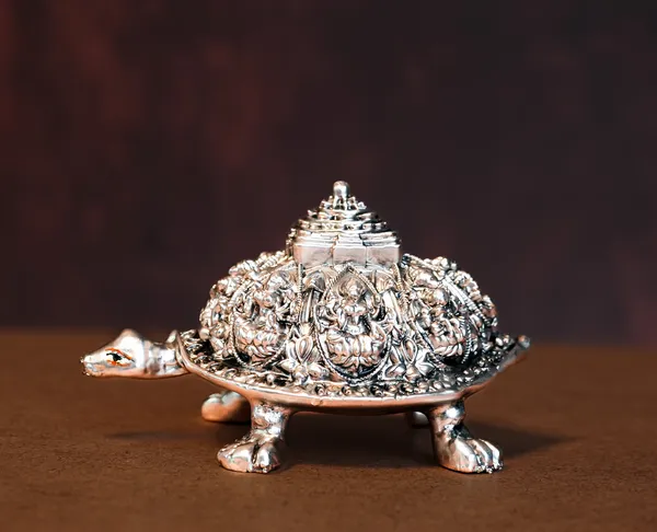 999_Silver_Divya_Vastu_Tortoise_Figurine