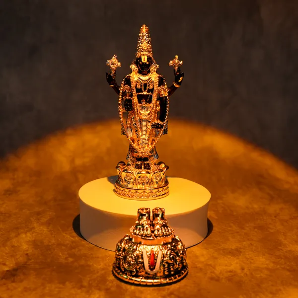 24K_Gold_Divine_Lord_Venkateswara_Balaji_Idol_Figurine