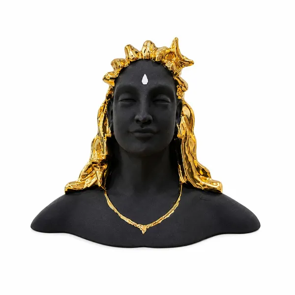 24K_Gold-Tone_Divya_Adiyogi_Shiva_Spiritual_Idol