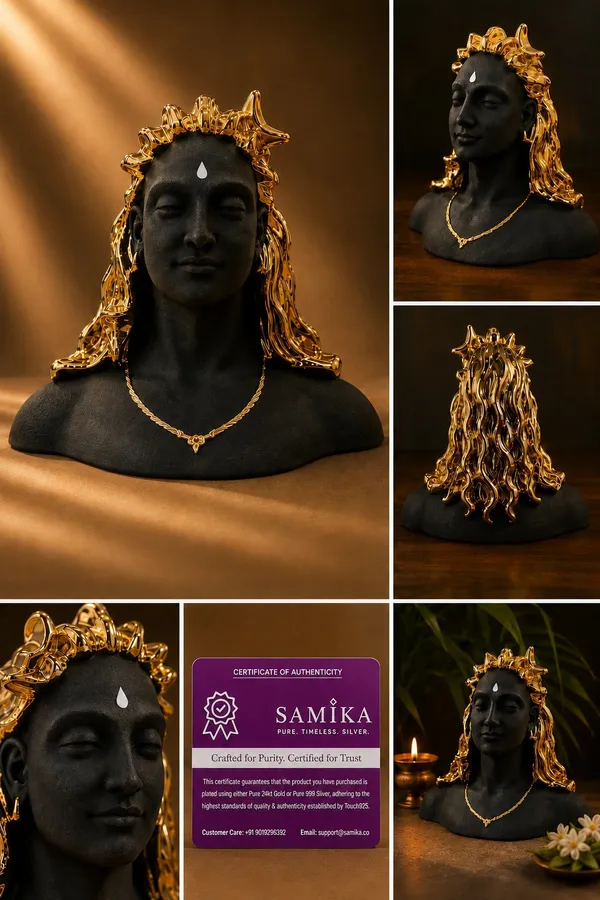 24K_Gold-Tone_Divya_Adiyogi_Shiva_Spiritual_Idol
