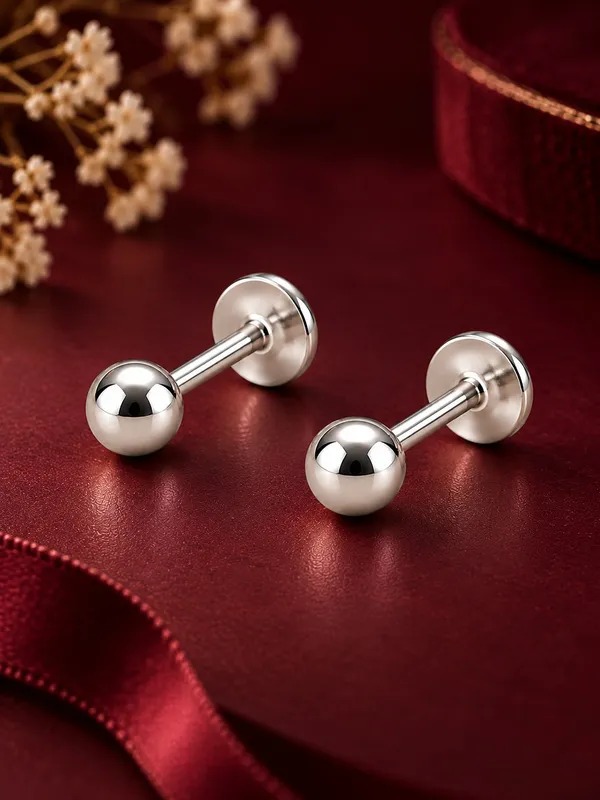 925_Sterling_Silver_Classic_Ball_Kids_Stud_Earrings