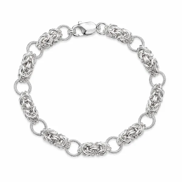 925_Sterling_Silver_Byzantine_Men’s_Bracelet