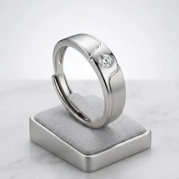 925_Sterling_Silver_Minimalist_Solitaire_Men's_Ring