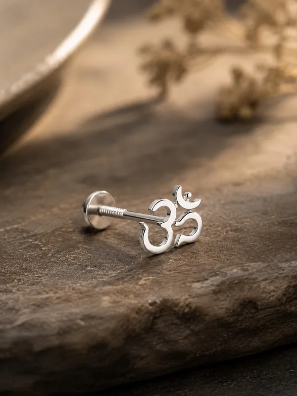 Om_925_Sterling_Silver_Stud_for_Men's_|_Spiritual_Om_Symbol_Stud