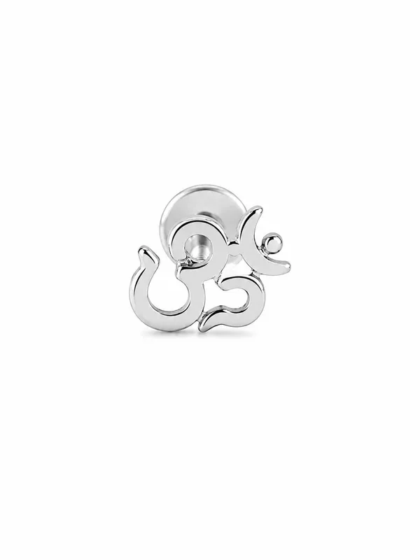 Om_925_Sterling_Silver_Stud_for_Men's_|_Spiritual_Om_Symbol_Stud