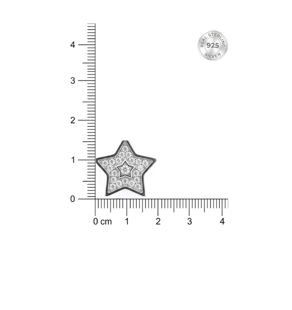 925_Sterling_Silver_Star_Diamond_Studded_Jewellery_Set_(With_Chain)