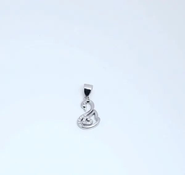 925_Sterling_Silver_Swan_Grace_Pendant_Set_(Without_Chain)