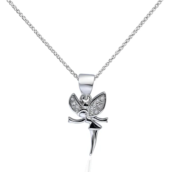 925_Sterling_Silver_Fairy_Glow_Pendant_Set_(Without_Chain)