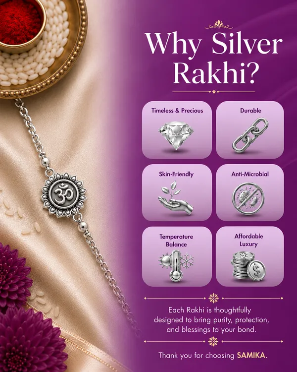 925_Sterling_Silver_11_Balls_Rakhi_Shubh_Bandhan__With_Roli-Chawal_Set