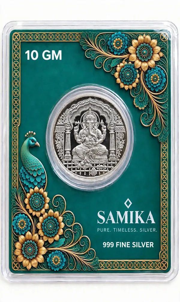 999_Pure_Silver_Coin_10g-_100g_Look_Shree_Ganesh
