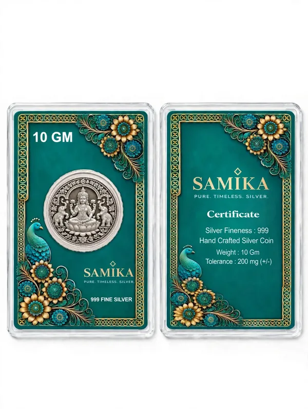 999_Pure_Silver_Coin_10g-_100g_Look_Lakshmi