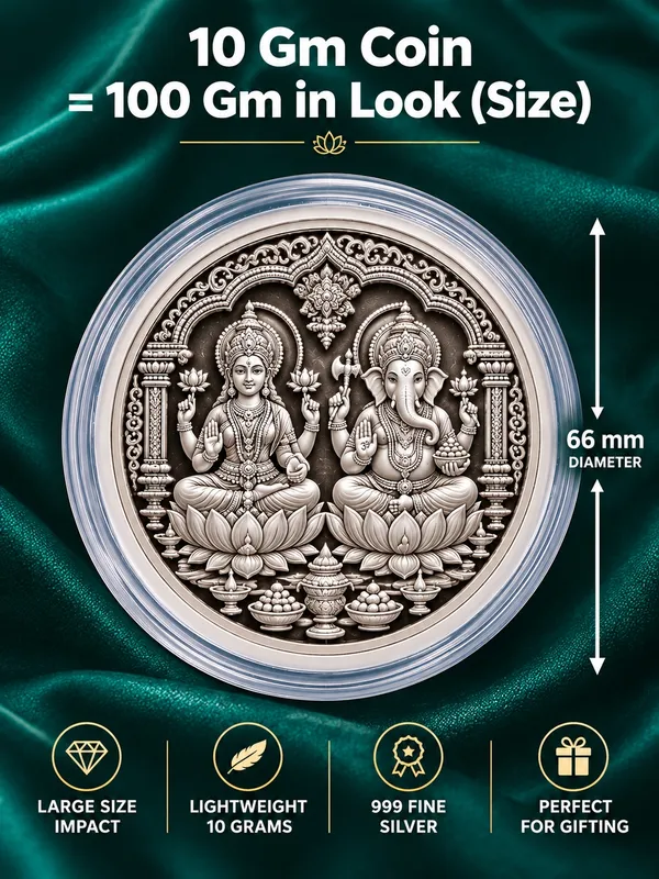 999_Pure_Silver_Coin_10g-_100g_Look_Lakshmi_Ganesh