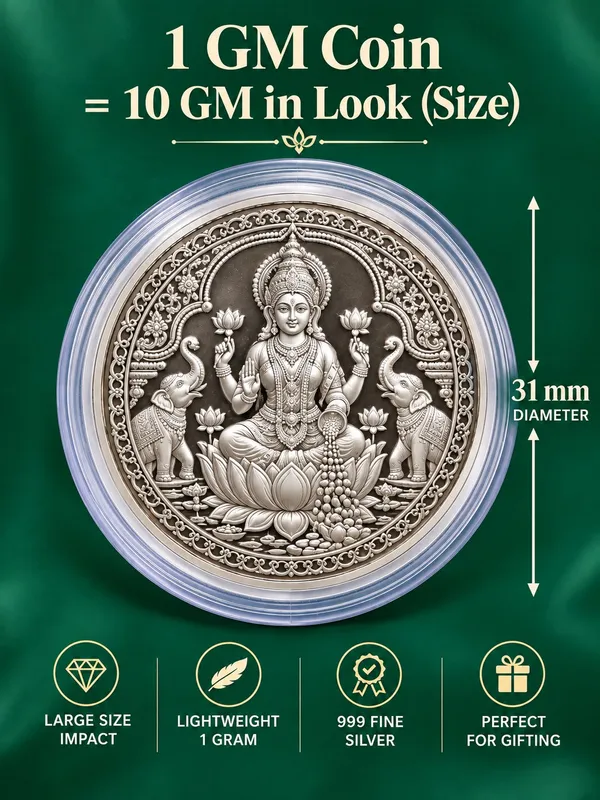 999_Pure_Silver_Coin_1g-_10g_Look_Lakshmi