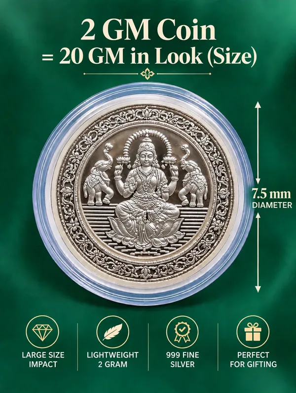 999_Pure_Silver_Coin_2g-_20g_Look__Shree_Lakshmi