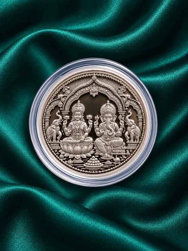999_Pure_Silver_Coin_2g-_20g_Look__Shree_Lakshmi_Ganesh